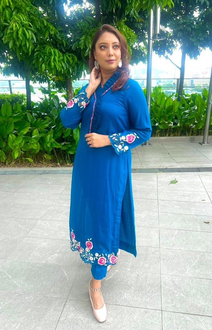 Karandi with embroidery